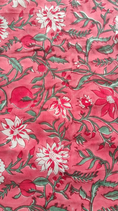 Rose Pink Floral Printed Wrap Skort