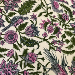 Floral Hand Block Printed Wrap Skort