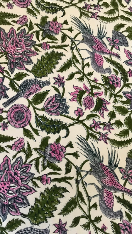 Floral Hand Block Printed Wrap Skort