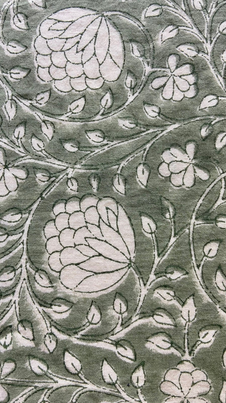 Sage Green Floral Printed Wrap Skort