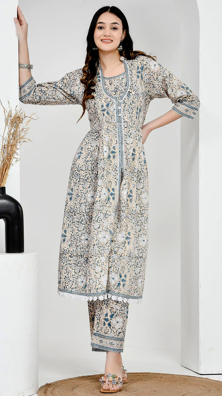 Chandni Printed Cotton Co-ord Set