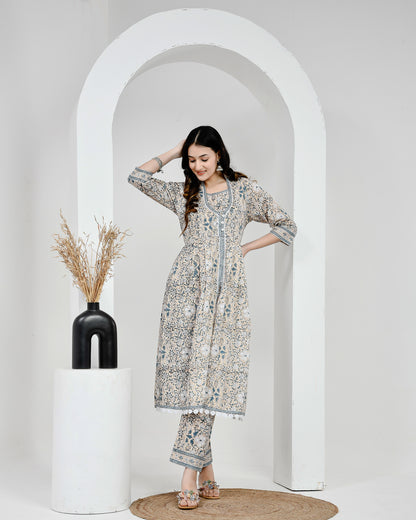 Chandni Printed Cotton Co-ord Set