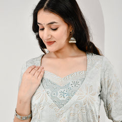 Cotton Kurta Set with Palazzo