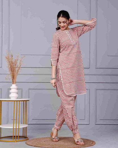 Inaaya Print Cotton Co-ord Set