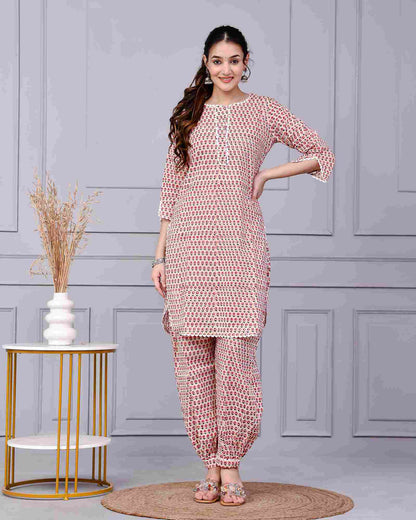 Inaaya Print Cotton Co-ord Set