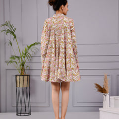 Sitara Frock Women's Floral Flared Dress