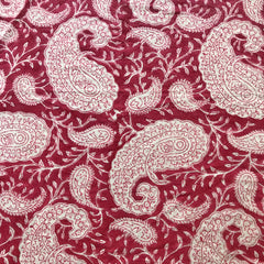 Authentic HandBlock Sanganeri Printed, Eco Friendly Dyes, Pure Soft Cotton Fabric