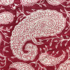 Authentic HandBlock Sanganeri Printed, Eco Friendly Dyes, Pure Soft Cotton Fabric