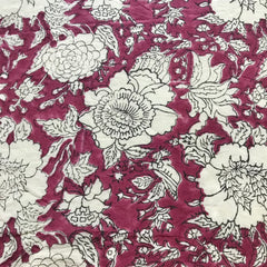 Authentic HandBlock Sanganeri Printed, Eco Friendly Dyes, Pure Soft Cotton Fabric