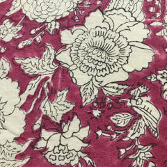 Authentic HandBlock Sanganeri Printed, Eco Friendly Dyes, Pure Soft Cotton Fabric
