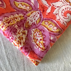 Authentic HandBlock Sanganeri Printed, Eco Friendly Dyes, Pure Soft Cotton Fabric