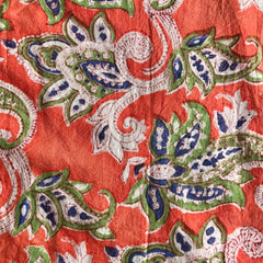 Authentic HandBlock Sanganeri Printed, Eco Friendly Dyes, Pure Soft Cotton Fabric