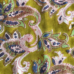 Authentic HandBlock Sanganeri Printed, Eco Friendly Dyes, Pure Soft Cotton Fabric