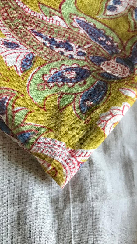 Authentic HandBlock Sanganeri Printed, Eco Friendly Dyes, Pure Soft Cotton Fabric