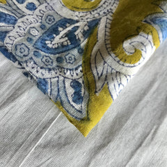 Authentic HandBlock Sanganeri Printed, Eco Friendly Dyes, Pure Soft Cotton Fabric