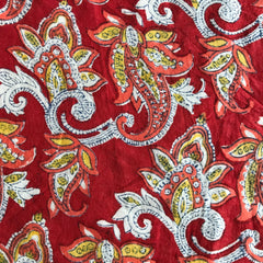 Authentic HandBlock Sanganeri Printed, Eco Friendly Dyes, Pure Soft Cotton Fabric