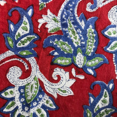 Authentic HandBlock Sanganeri Printed, Eco Friendly Dyes, Pure Soft Cotton Fabric