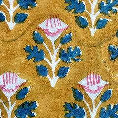 Authentic HandBlock Sanganeri Printed, Eco Friendly Dyes, Pure Soft Cotton Fabric
