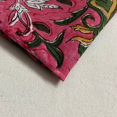 Authentic HandBlock Sanganeri Printed, Eco Friendly Dyes, Pure Soft Cotton Fabric