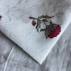 Authentic HandBlock Sanganeri Printed, Eco Friendly Dyes, Pure Soft Cotton Fabric