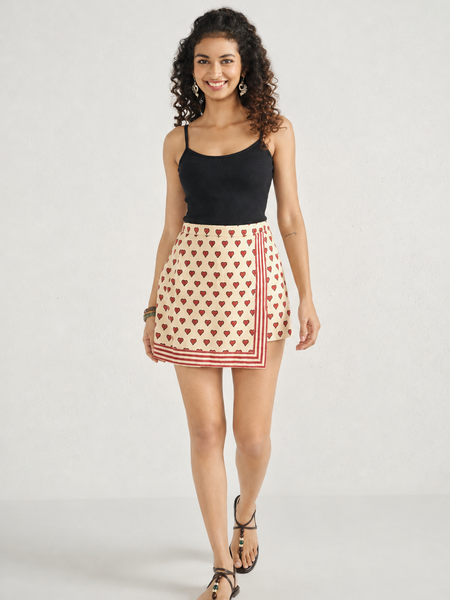 Ajrakh Fusion Skort